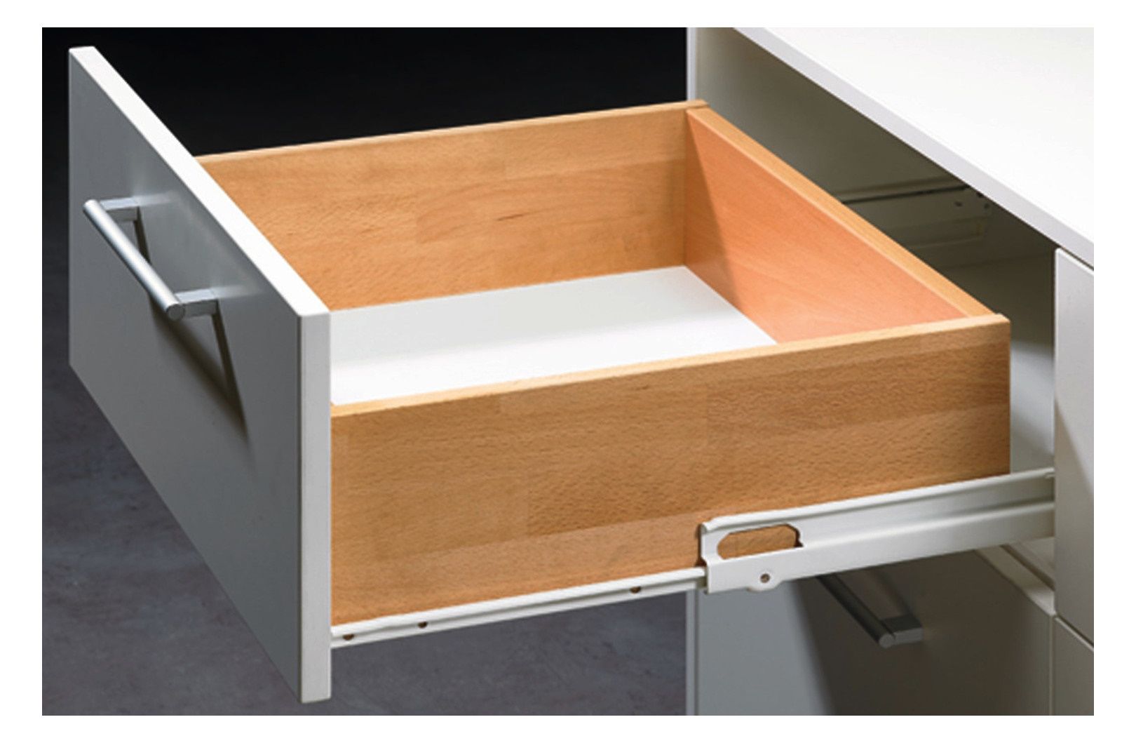 HETTICH Rollenführung FR 6142, 300mm, weiß