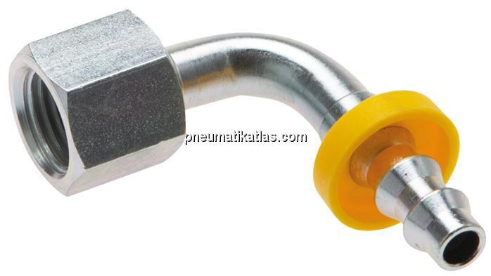 90°-Steckanschluss G 3/4" Ü-Mutter, 19,1mm GSP-Schlauch