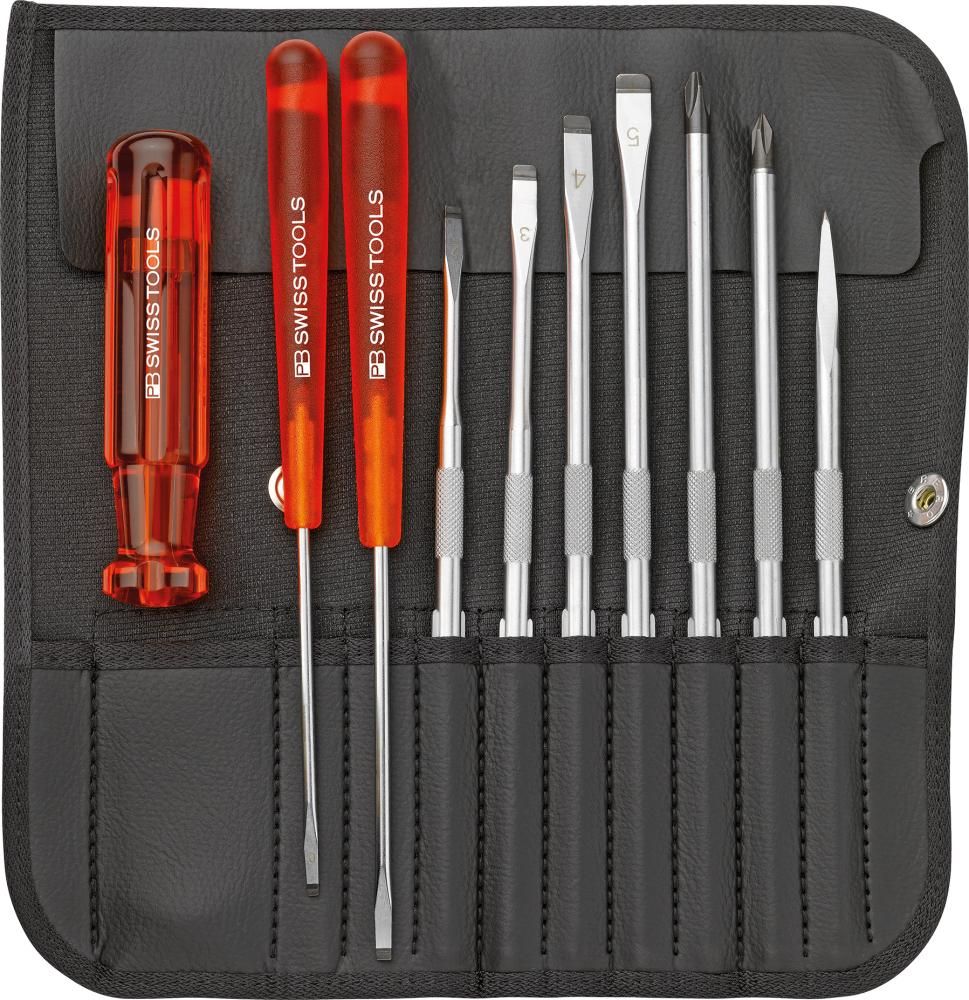 Wechselklingen-Satz 10-teilig in Rolltasche PB Swiss Tools