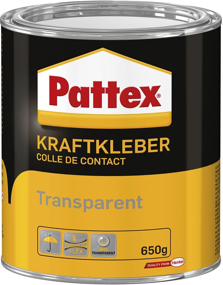 Pattex transparent 650g