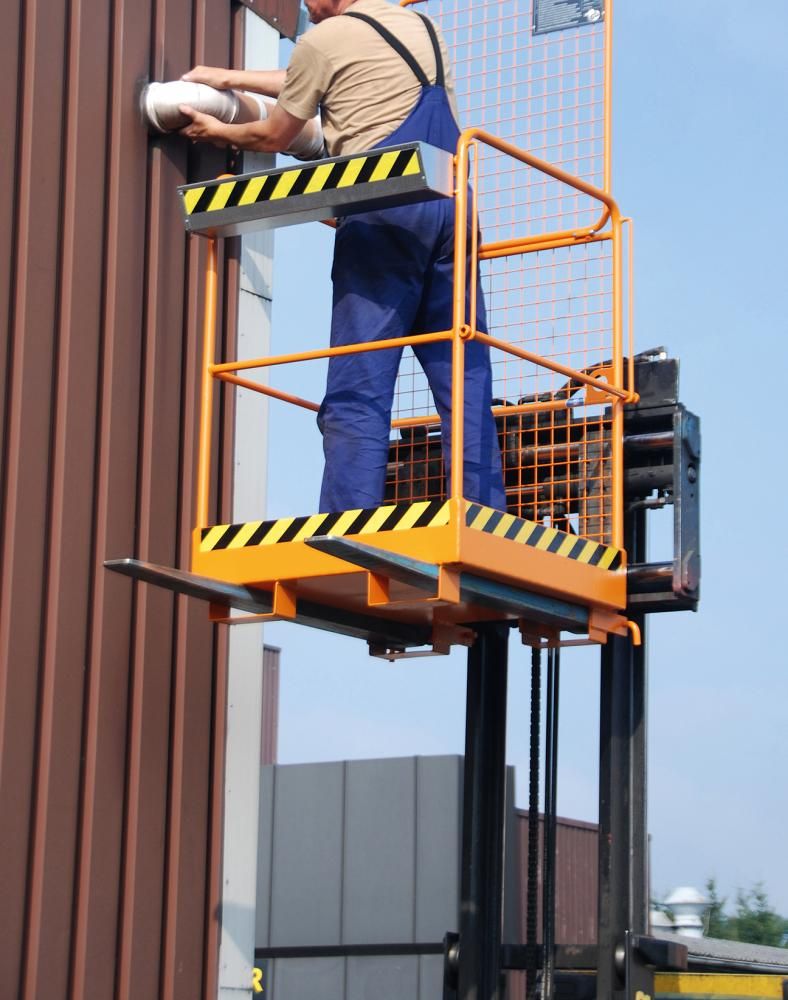 Sicherheitskorb lackiert orange RAL 2000