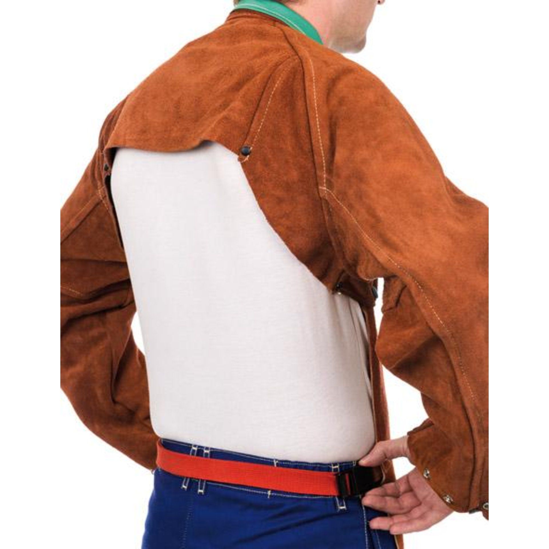 Lava Brown Sigma Jacke Spalt Rindleder