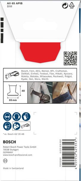 Bosch PRO AII 65 APIB Blatt