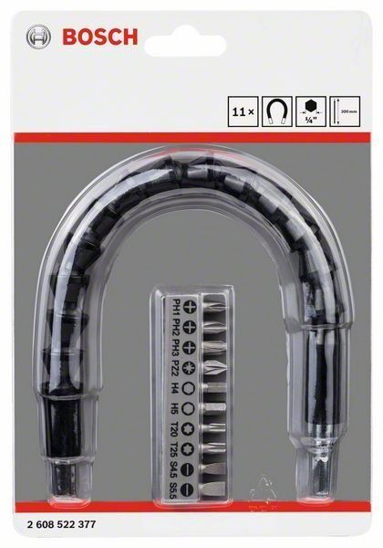 Bosch 11 Stk. flexible Verlängerung aus Kunststoff
