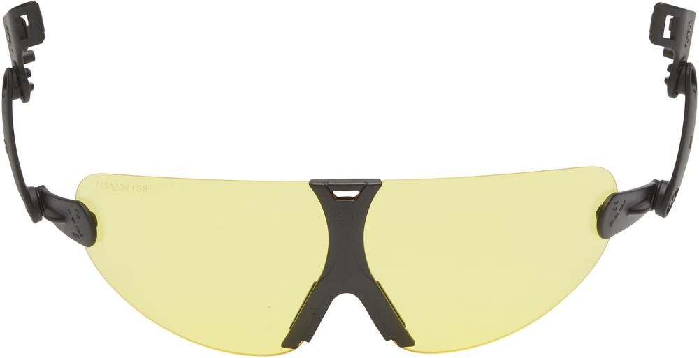 Integr. Schutzbrille V9A gelb getönt