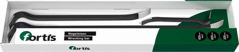 Nageleisen-Set 3-teilig 320+620+935mm FORTIS