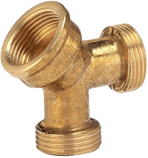 Mess. 2-Wege-Verteiler 3/4", 3/4" Gewinde Gardena