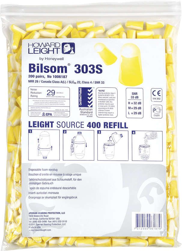 Gehörschutzstöpsel Bilsom303L(Nachfüllp.a 200 Pr.)Honeywell