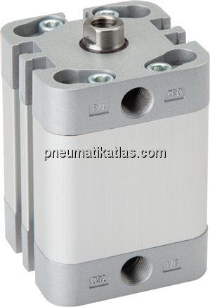 ISO 21287-Zylinder, einfachw., Kolben 20mm, Hub 5mm