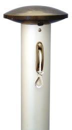 Aluminium-Fahnenmast zyl.D75 mm HüB 7,0 m, HI Alu-Bodenhülse