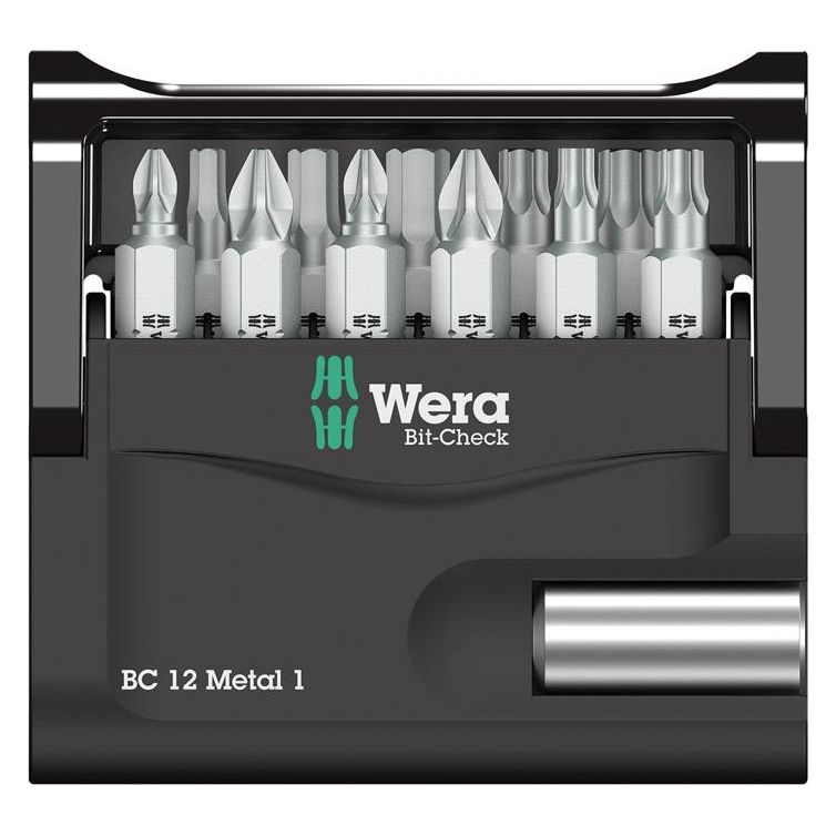WERA Bitsatz zähhart, "Bit-Check12"