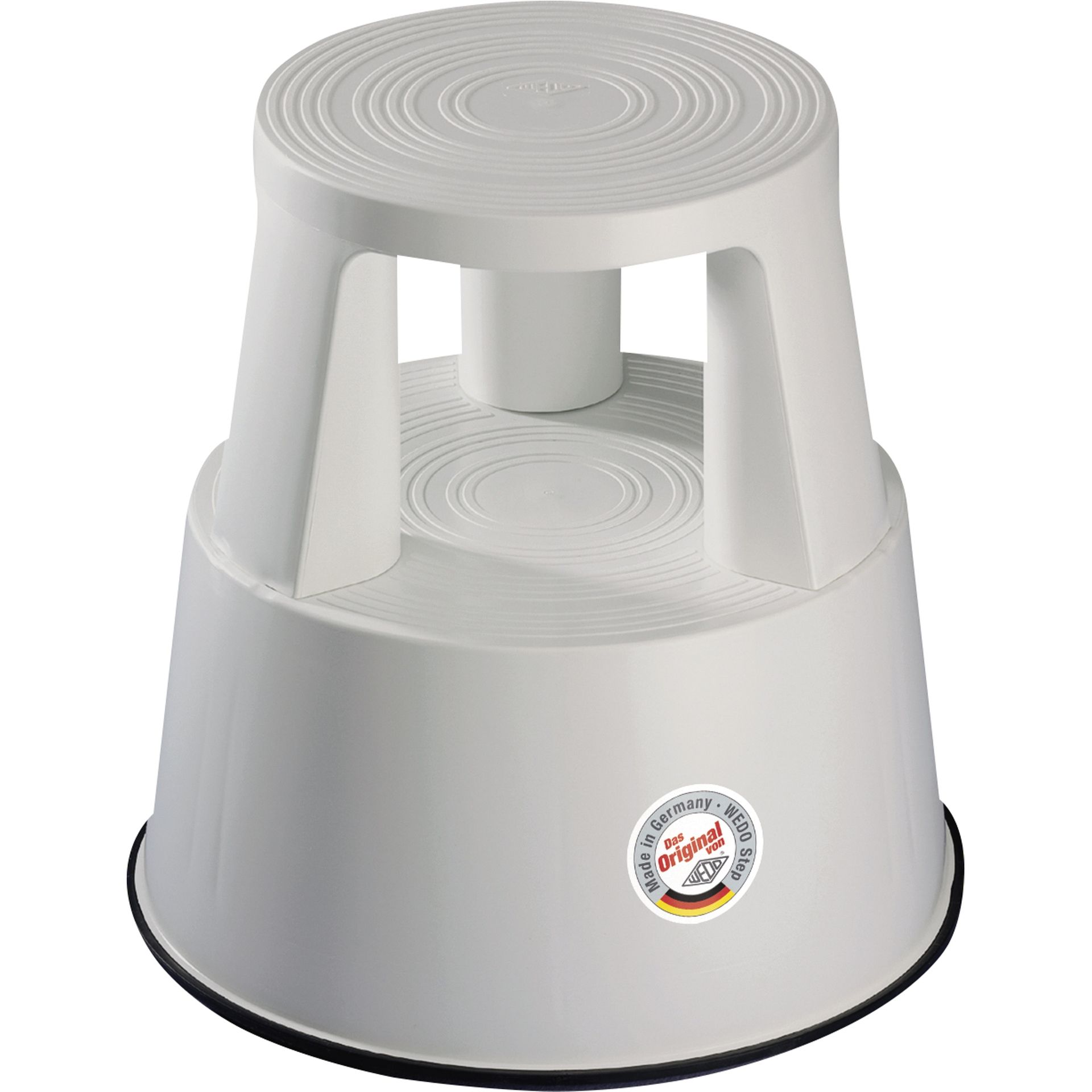 Rollhocker Step Kst., lichtgrau