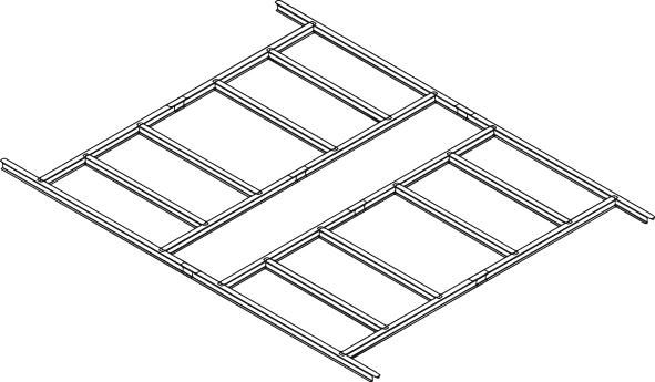 Fundament verzinkt zuGerätehaus m.Satteldach238 x 301 x 214 cm rtikel