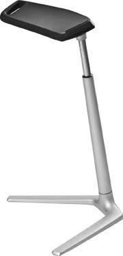 Bimos Stehhilfe Fin Sitz PU-Schaum schwarz
