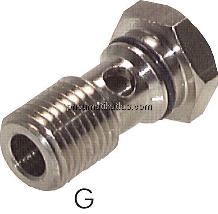 Hohlschraube für IQS-Ringstücke, G 1/2" 1-fach