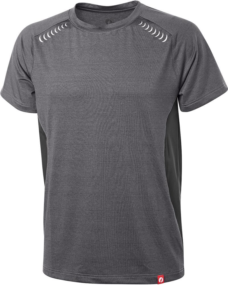 T-Shirt Quick Dry grau/schwarz meliert Gr. 2XL Fortis Elements