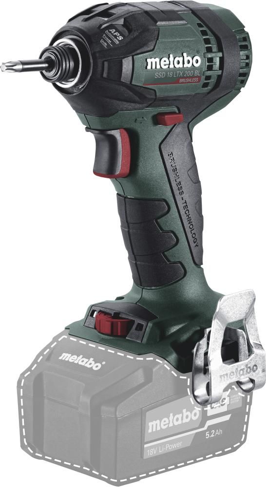 Akku Schlagschrauber soloSSD 18 LTX 200 BL Metabo ohne Akku ohne Ladegerät MetaLoc