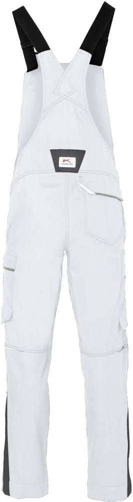 Latzhose ICONIQ, weiß/anthrazit, Gr.40 Kübler