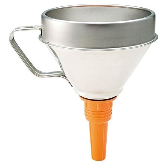 PRESSOL Weißblechtrichter mit Sieb