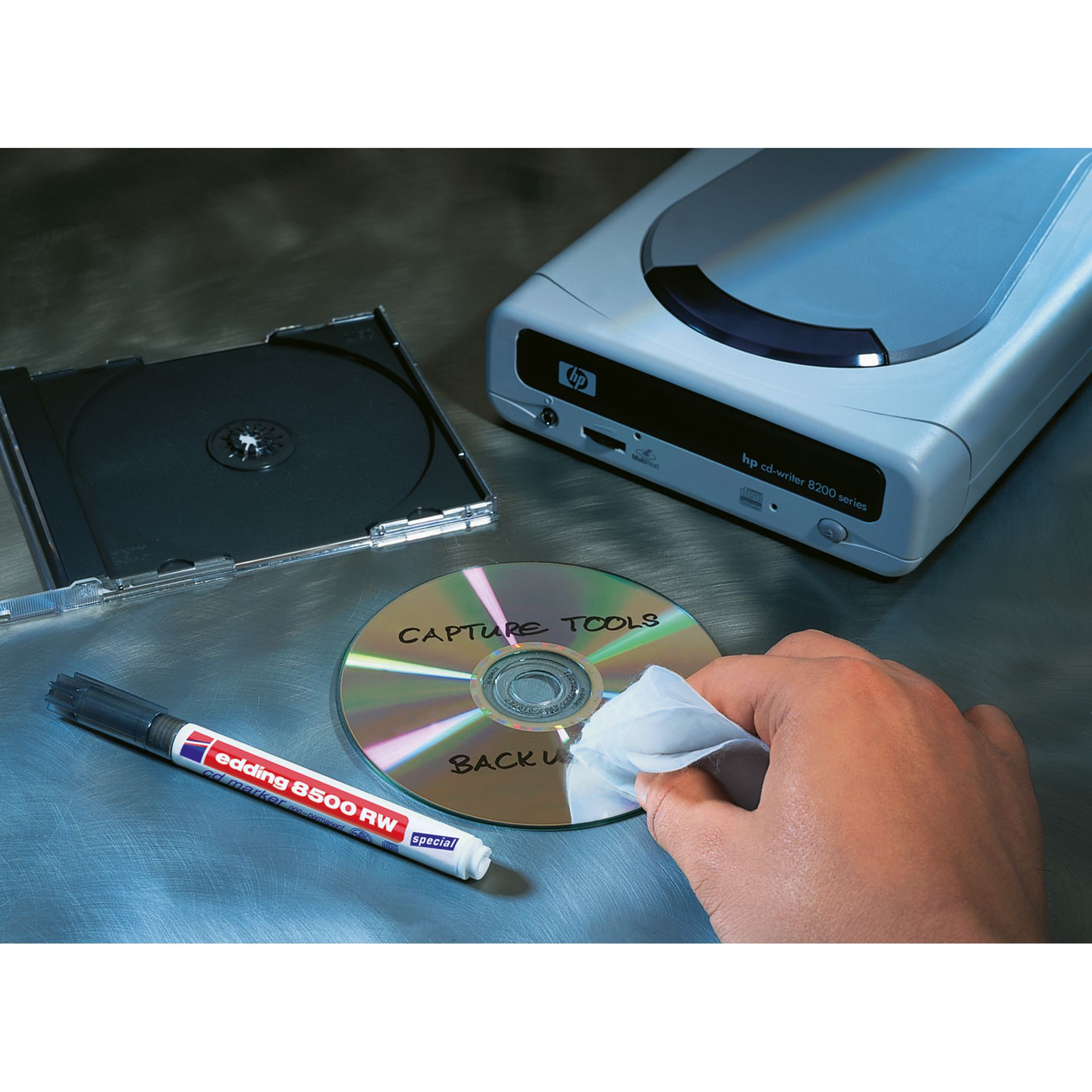 CD/DVD-Marker 8500 1mm Rundspitze sw
