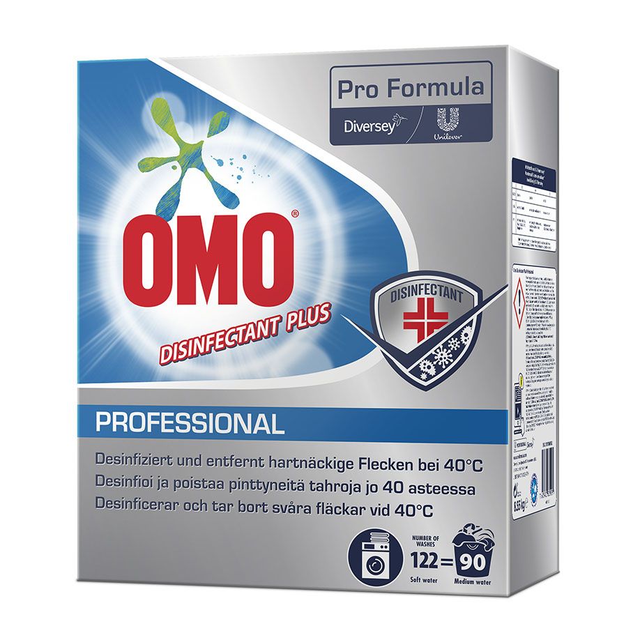 Omo Disinfectant Plus Professional8.55 kg, enzymatisch, phosphatfrei
