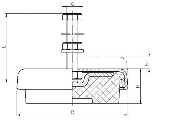 EFFBE Level Mount® Maschinenlagerungen LM 1-11