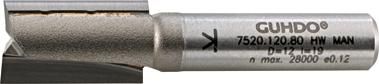 GUHDO HW-Nutfräser 103/8 D5 l12 L55 S8 Z2