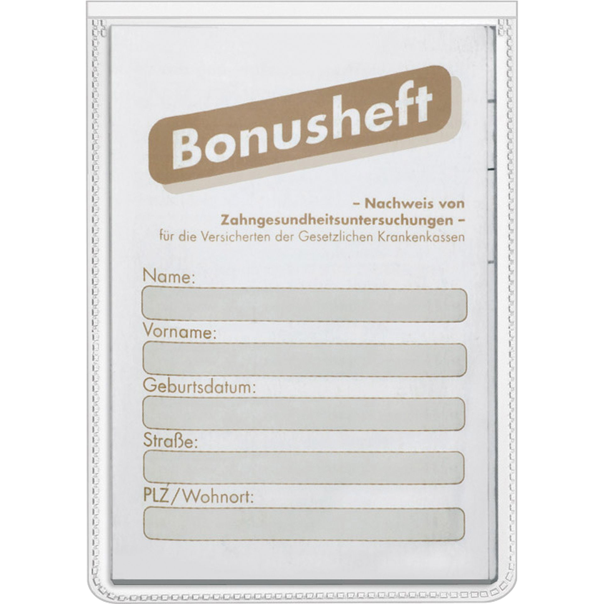 Ausweishülle 77x106mm PP transparent