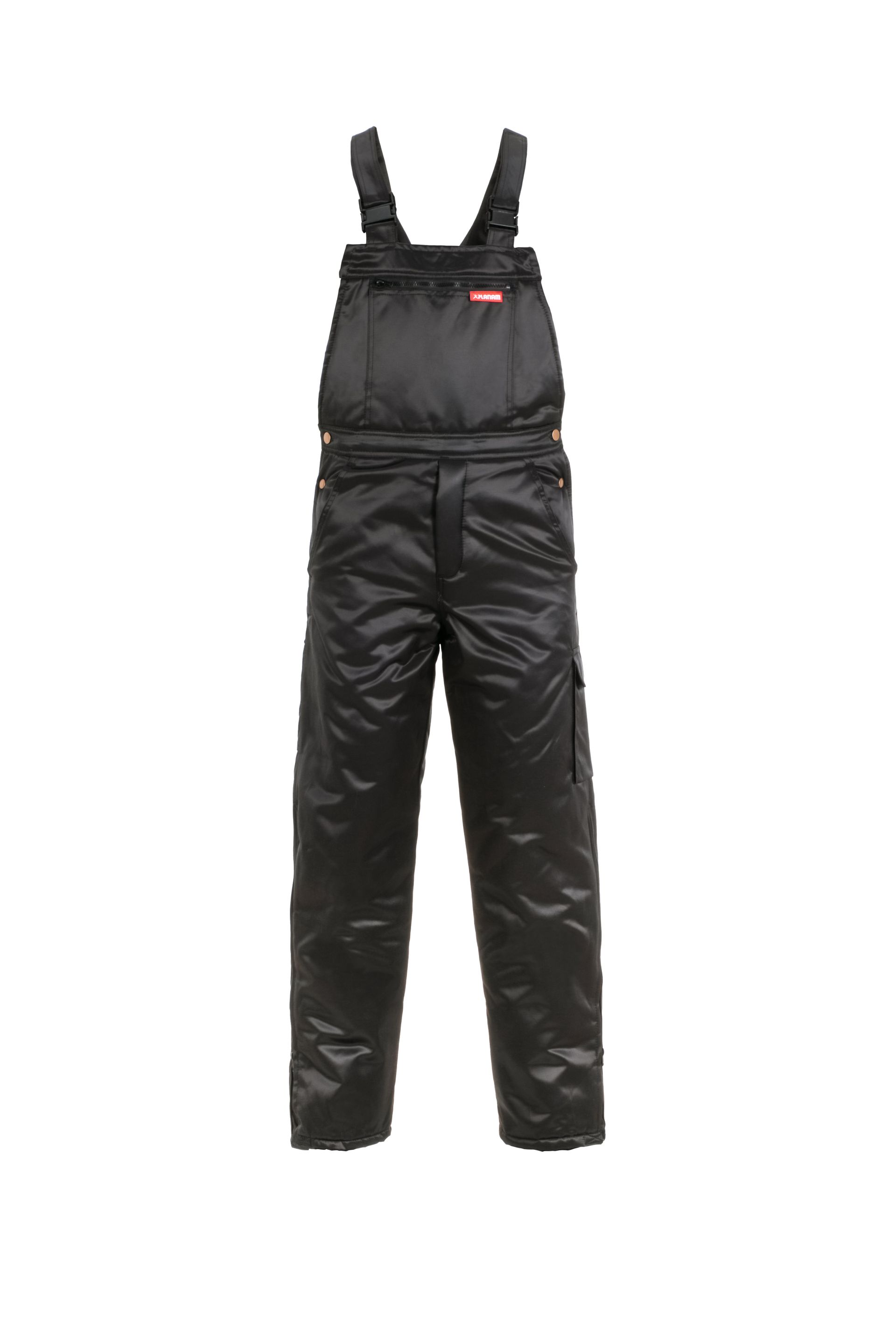 Planam Gletscher Piloten Latzhose Outdoor schwarz Gr. S