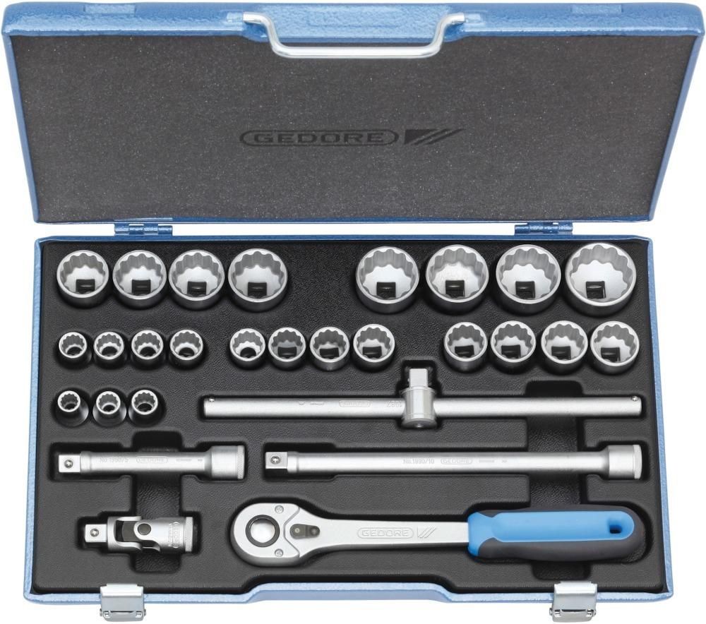 GEDORE Steckschlüsselsatz, 1/2"