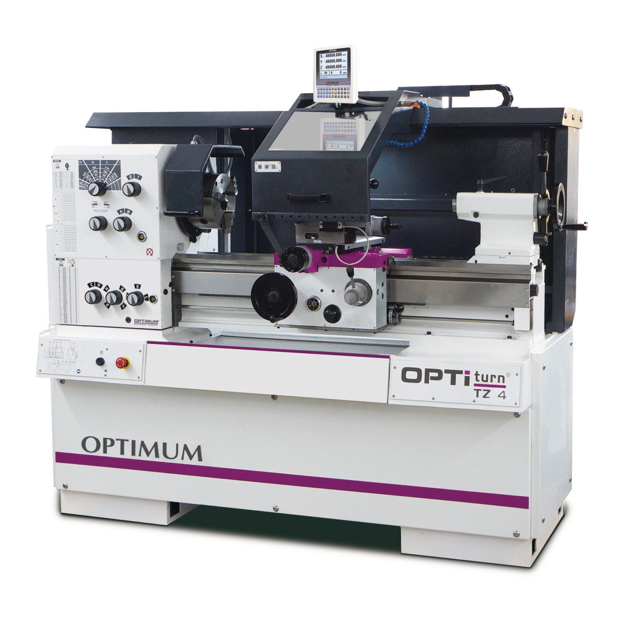 Präzisions Leit- und Zugspindeldrehmaschine Optimum OPTIturn TZ 4