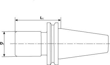 Gewindeschnellwechsel- Futter für Synchro JISB6339BT40M3-8 FORMAT
