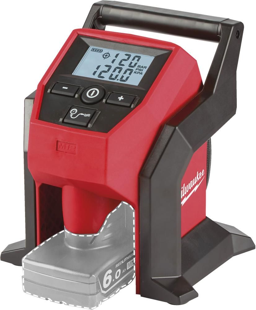 Akku-Kompressor solo M12 BI-0 Milwaukee ohne Akku ohne Ladegerät Karton