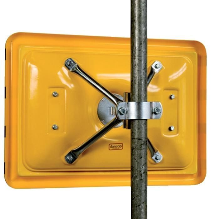 Halter für Wand-und Pfostenmontage 4-Punkt Kugelgelenk für Spiegel B600/900xH400/600 mm