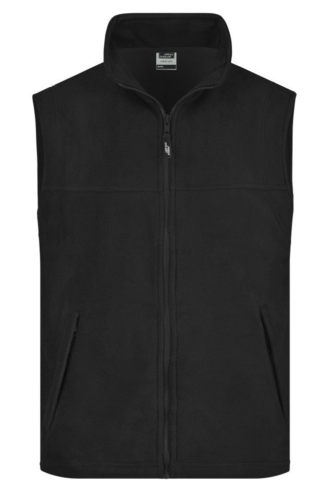 Fleece Vest Wärmende Weste in schwerer Fleece-Qualität schwarz, Gr. M
