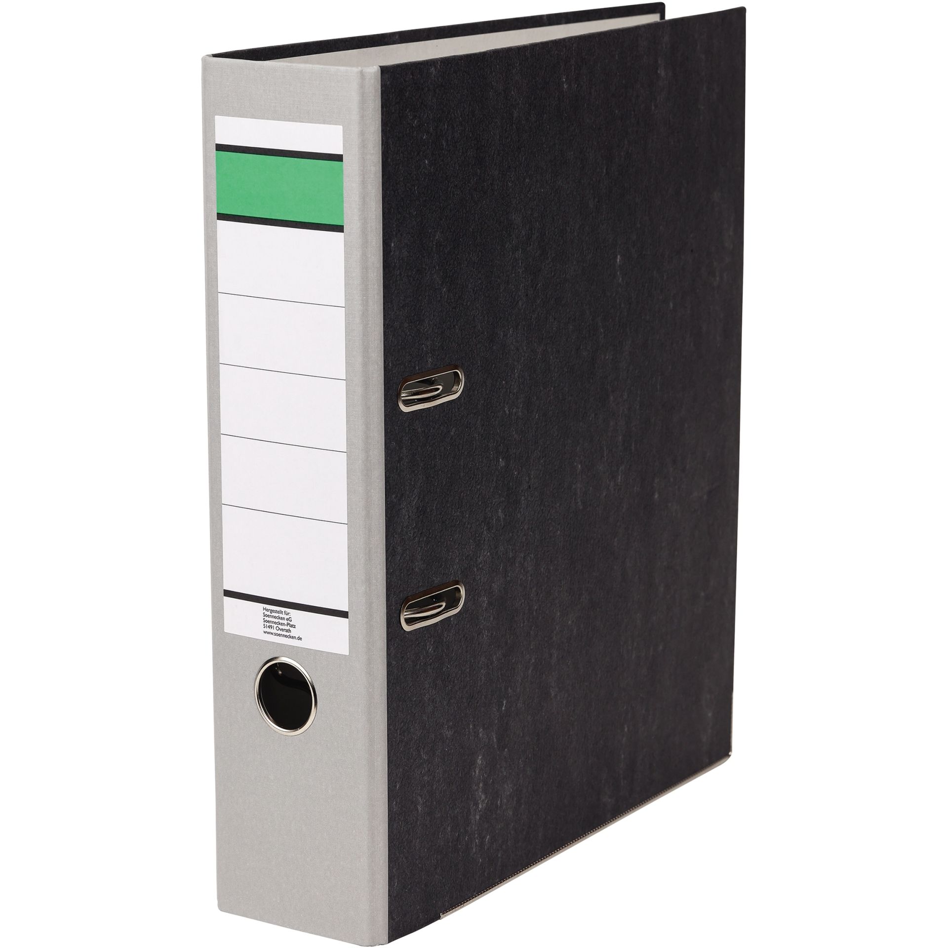 Ordner A4 80mm RC Pappe grau