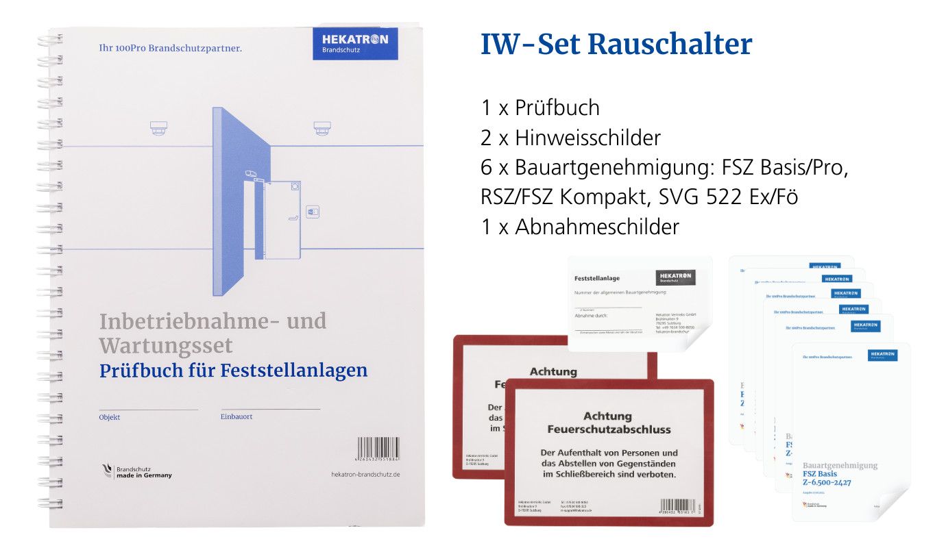 HEKATRON Prüfbücher-Set