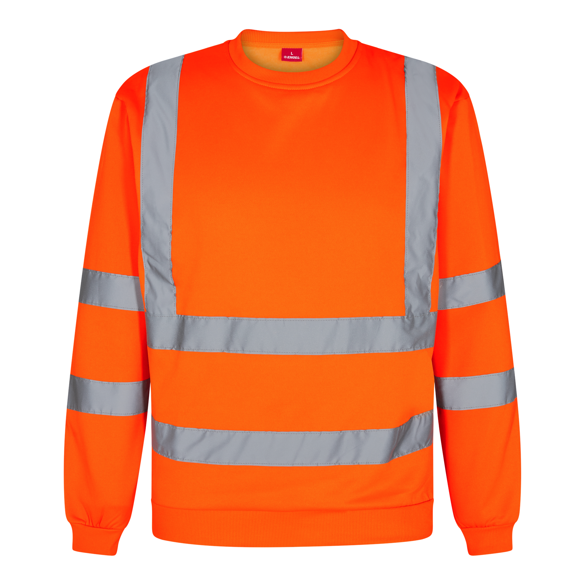Safety Sweatshirt Hi-vis Orange, Gr. L