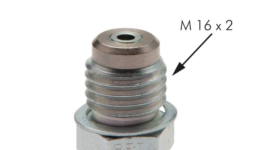 Messanschluss M16x2, 6mm-Rohrstutzen