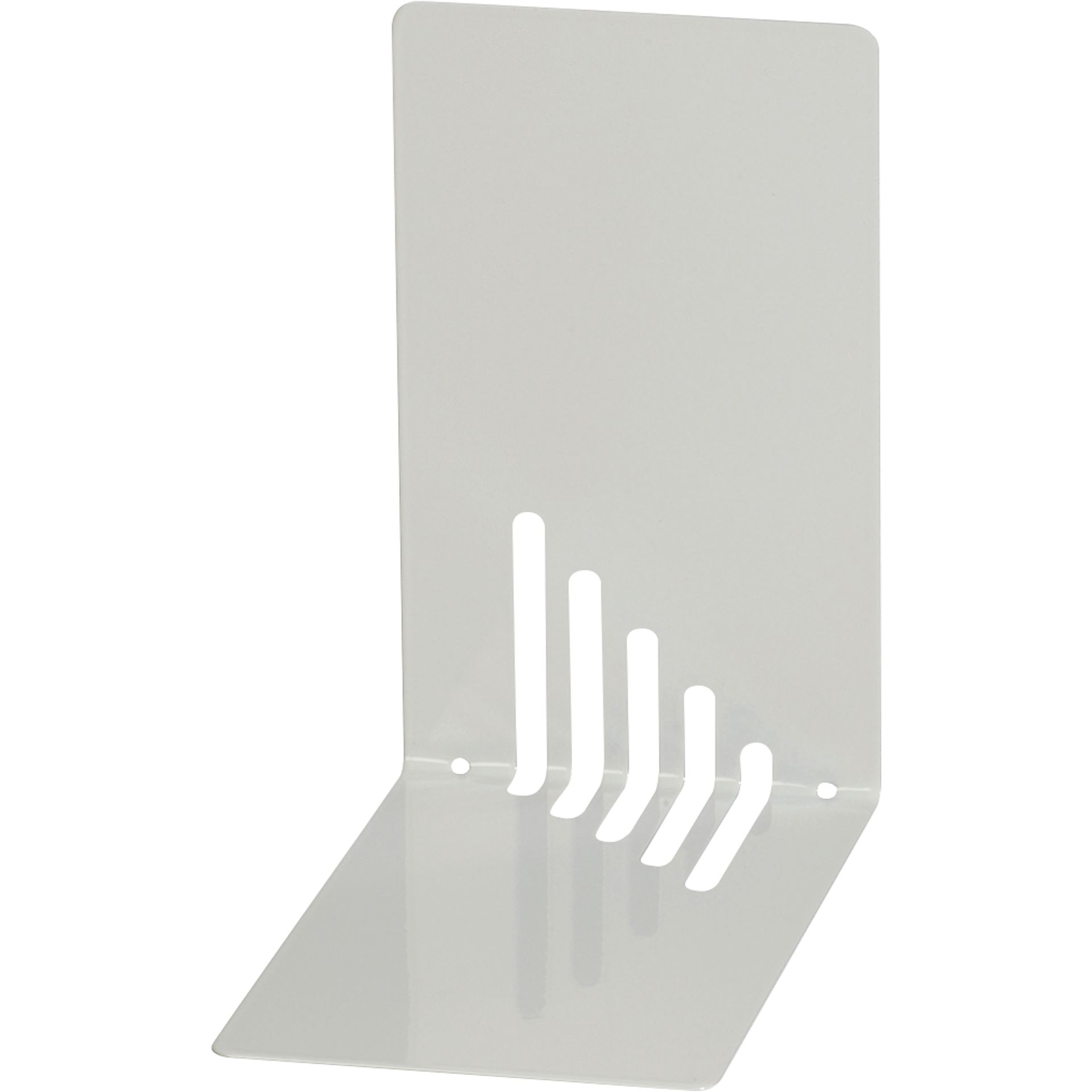 Buchstütze Metall grau 85x140x140mm 2St