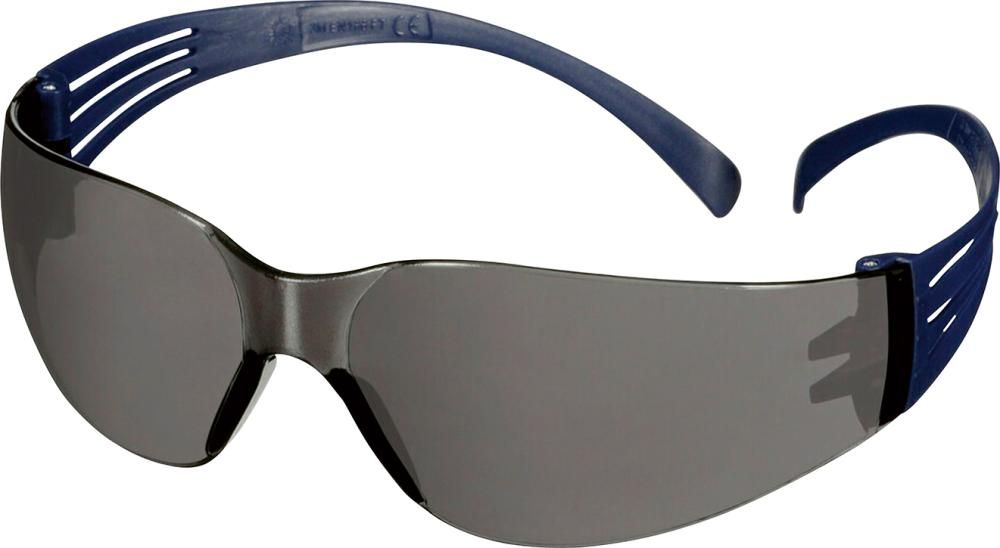 BrilleSecureFit102 SF102AF-BLU-EU graue Scheibe 3M