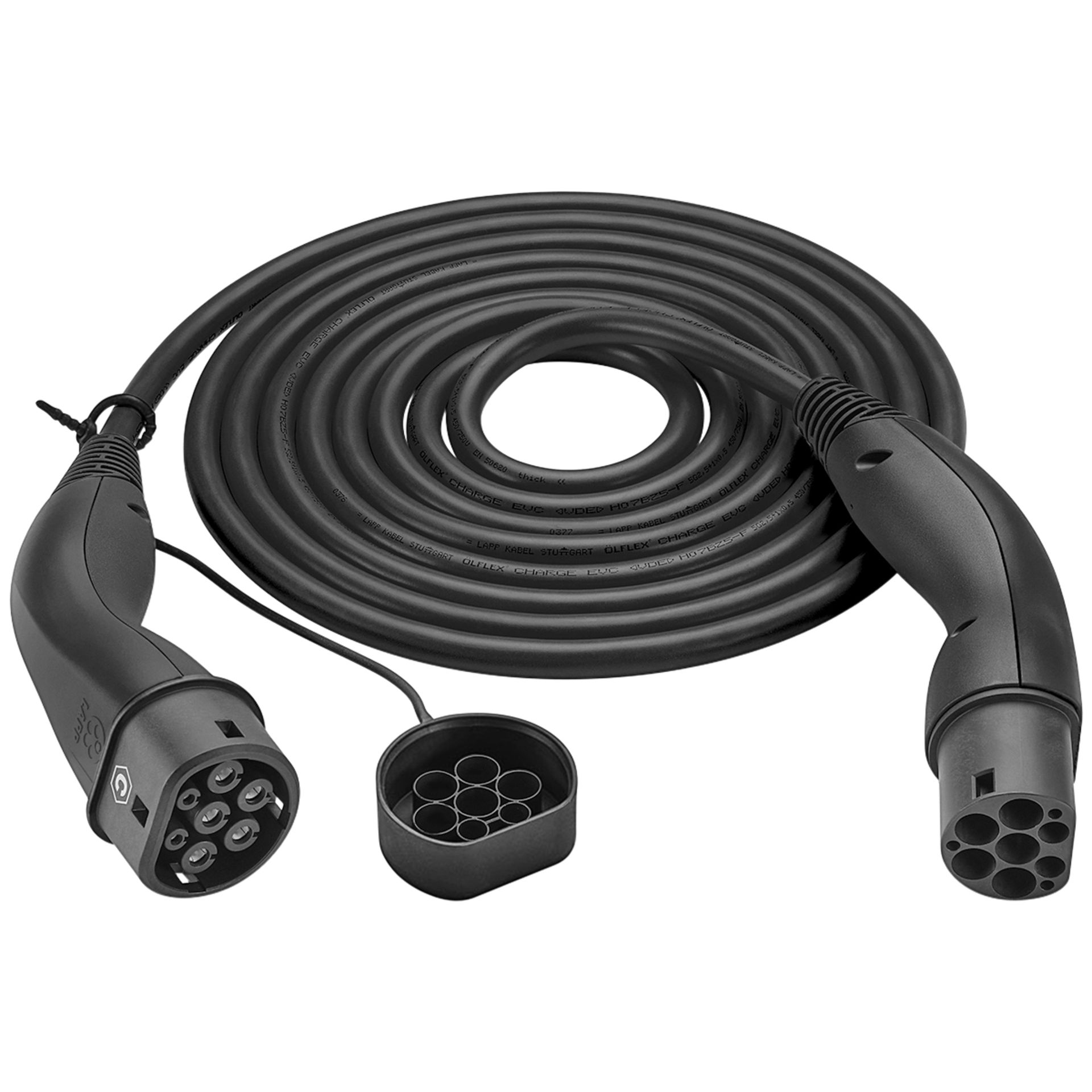 Ladekabel Helix Typ2 11kW 5m schwarz
