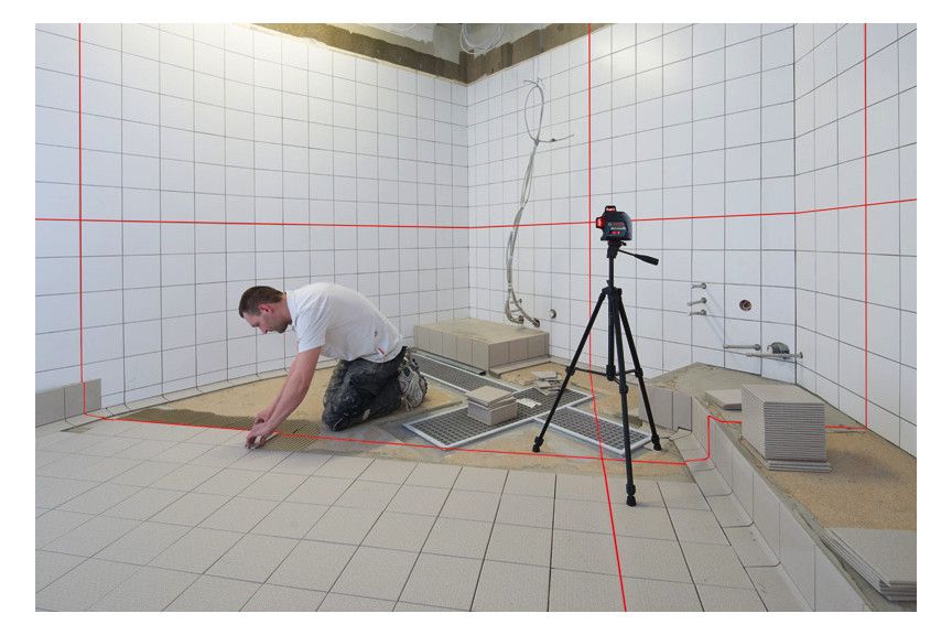 BOSCH Kreuzlinienlaserset, IP54