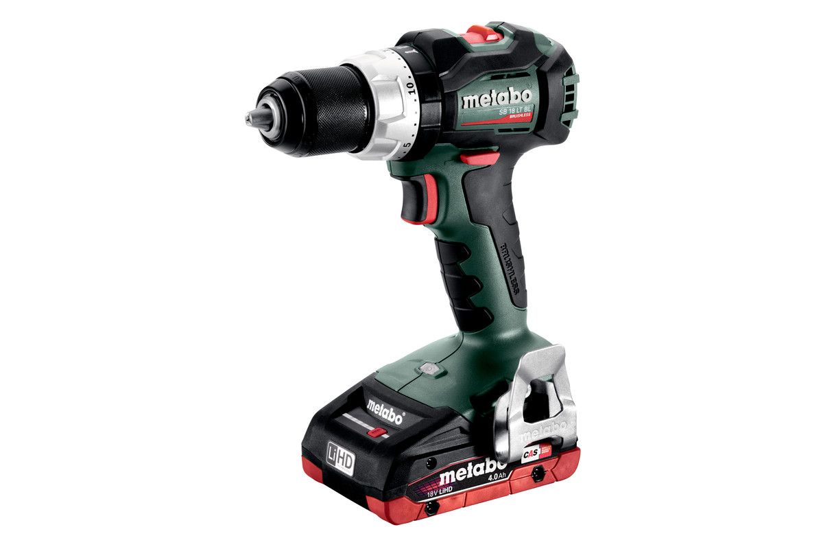 Akku Schlagbohrschrauber SB 18 LT BL Metabo 2x18,0 V 4,0 Ah LadegerätASC 30-36 Koffer