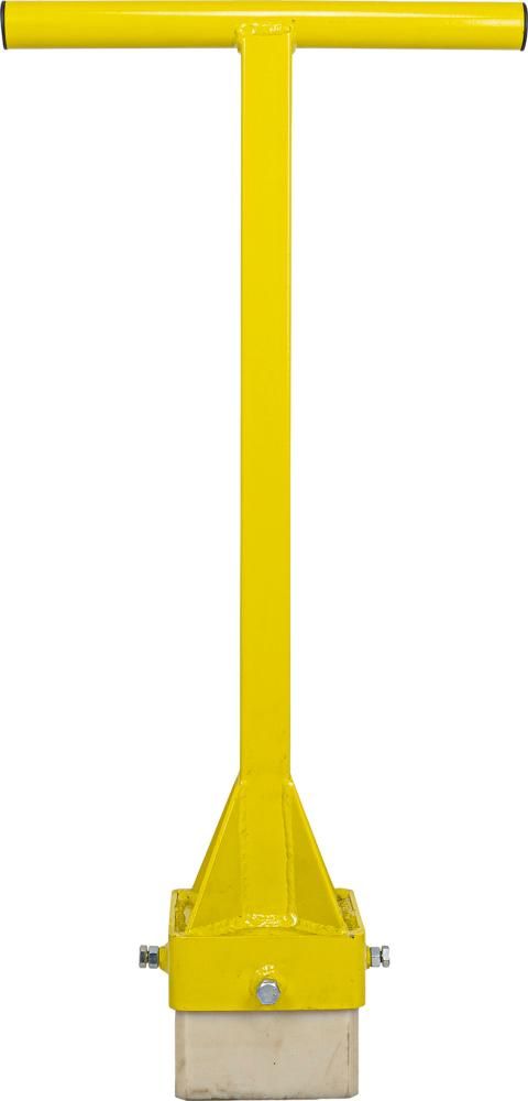 Nylon Stampfer, "Big Foot" Pulverlackiert Gelb