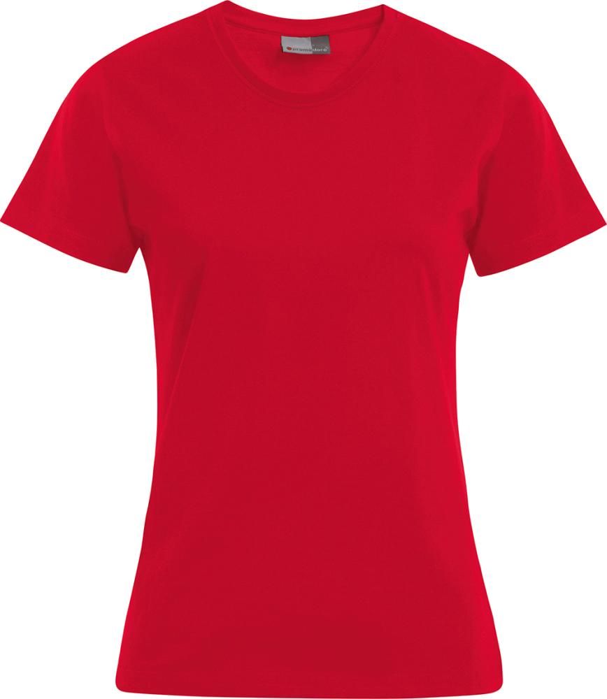 Women`s Premium-T fire red, Gr.XS