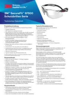 3M™ SecureFit™ 500 Schutzbrille, grüne Bügel, Scotchgard™ Anti-Fog-/Antikratz-Beschichtung (K&N), transparente Scheibe, SF501SGAF-GRN-EU, 20 pro Packung