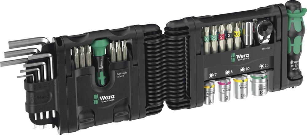 WERA Bit-Sortiment 1/4" Tool-Check Modular Set 1 49-teilig