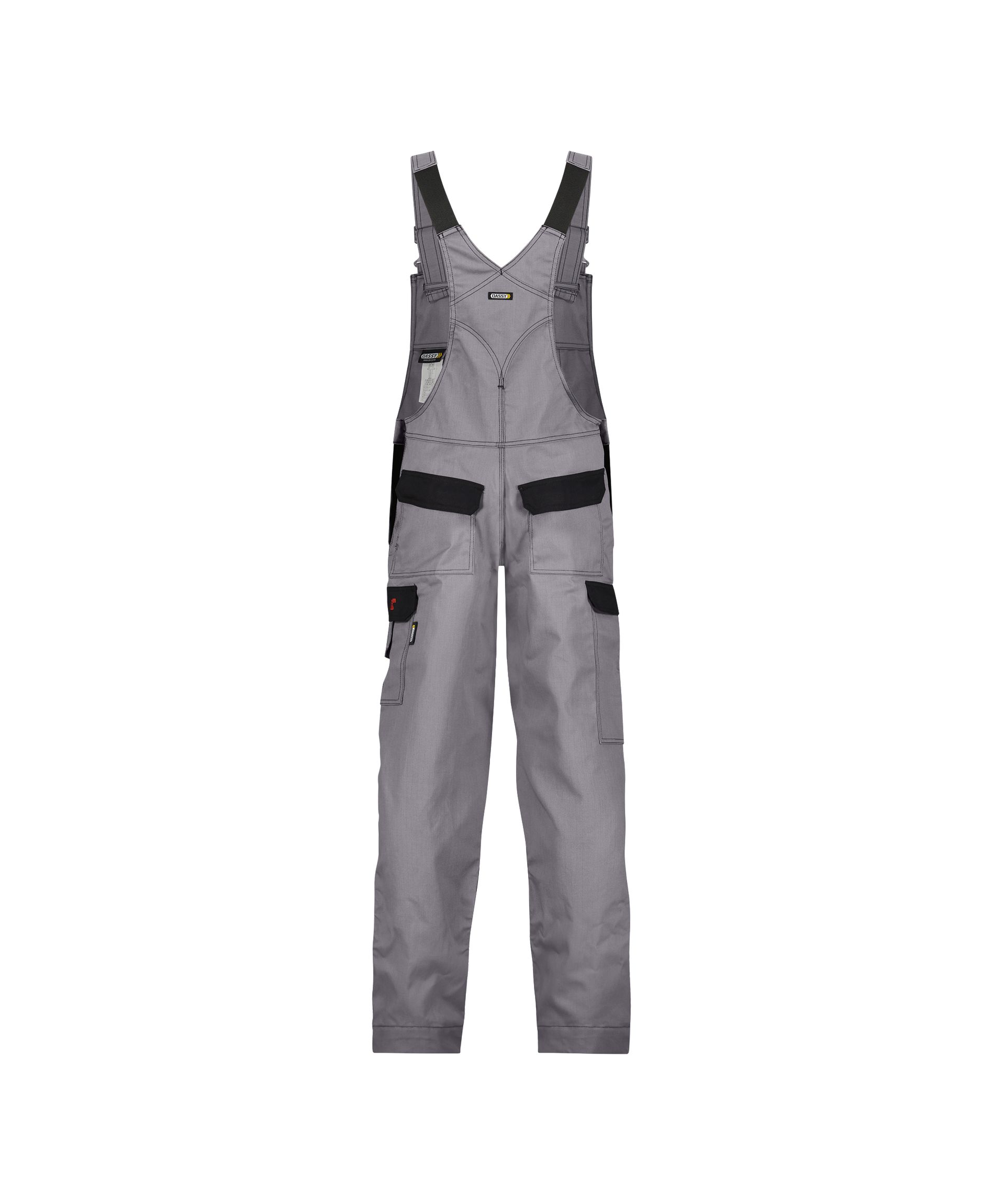 DASSY® Wilson - Multinorm Latzhose mit Kniepolstertaschen - graphitgrau/schwarz, Gr. 42