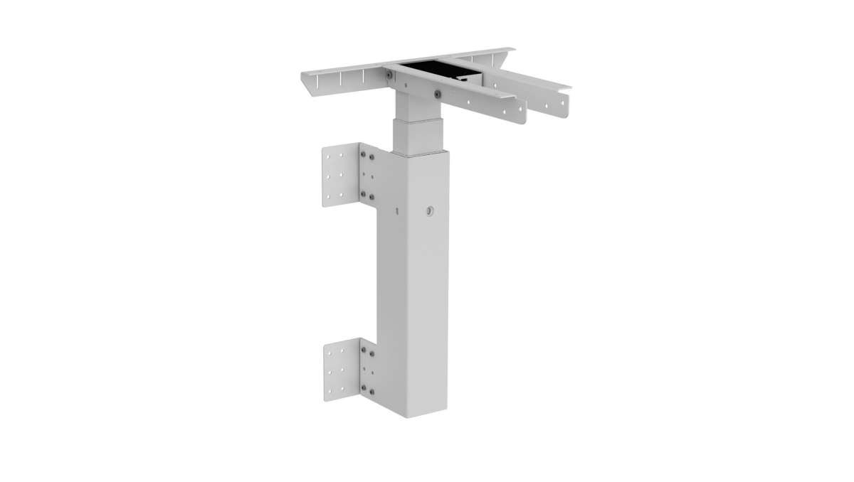 Tischgestell Classic 1B-3D Wandmontage, RAL 9016 weiß
